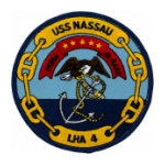 USS Nassau LHA-4 Ship Patch