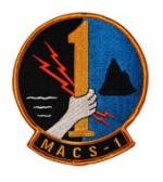 Marine Air Control Squadron MACS-1 Patch