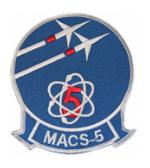 Marine Air Control Squadron MACS-5 Patch