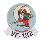 Navy Fighter Squadron VF-132 Swordsmen Patch