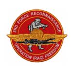 3rd Force Reconnaissance Operation Iraqi Freedom Patch