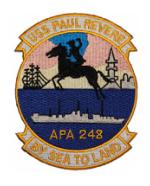 USS Paul Revere APA-248 Ship Patch