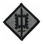 18th Engineer Brigade Patch Foliage Green (Velcro Backed)