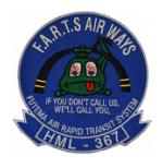 Marine Light Helicopter Squadron HML-367 Patch (FUTEMA AIR RAPID TRANSIT SYSTEM)