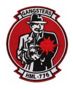 Marine Light Helicopter Squadron HML-776 Patch (GANGSTERS)