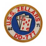 USS Zellars DD-771 Ship Patch
