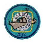 USS Gearing DD-710 Ship Patch