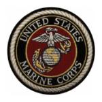 United States Marine Corps Patch (White Lettering)