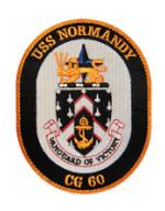 USS Normandy CG-60 Ship Patch