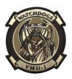 Marine Unmanned Aerial Vehicle Squadron VMU-1 Patch(Desert)