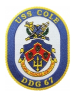 USS Cole DDG-67 Ship Patch