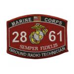 USMC MOS 2861 Ground Radio Technician Patch