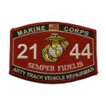 USMC MOS 2144 Arty Track Vehicle Repairman Patch