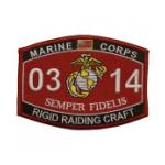 USMC MOS 0314 Rigid Raiding Craft Patch