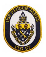 USS Reuben James FFG-57 Ship Patch