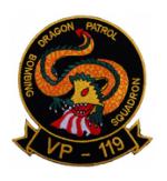 Navy Patrol Squadron VP-119 Patch