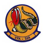 Navy Strike Fighter Squadron VFA-204 Patch