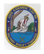 USNS Kanawha T-AO 196 Ship Patch