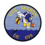 USS Marsh DE-699 Ship Patch