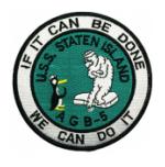 USS Staten Island AGB-5 Patch