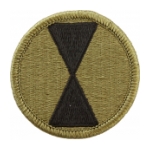 7th Infantry Division Scorpion / OCP Patch With Hook Fastener