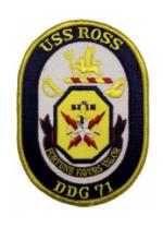 USS Ross DDG-71 Ship Patch