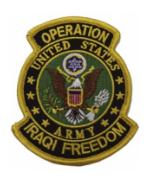 Operation Iraqi Freedom Patch U.S. Army