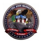 USS John Warner SSN-785 Patch