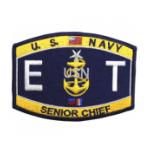 USN RATE ET Electronics Technician Senior Chief Patch