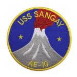 USS Sangay AE-10 Ship  Patch