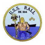 USS Rall DE-304 Ship Patch