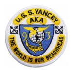 USS Yancey AKA-93 Ship Patch