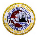 USNS Apache T-ATF-172 Ship Patch