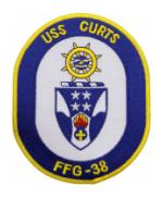 USS Curts FFG-38 Ship Patch