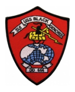 USS Black DD-666 Ship Patch