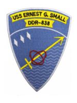 USS E.G. Small DDR-838 Ship Patch