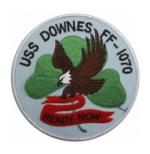 USS Downes FF-1070 Ship Patch