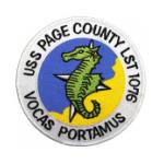 USS Page County LST-1076 Ship Patch