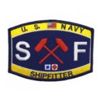 USN RATE SF Shipfitter Patch