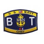USN RATE BT Boiler Technician Chief Patch