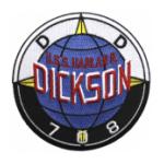 USS Harlan R. Dickson DD-708 Ship Patch