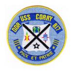 USS Corry DDR-817 Ship Patch