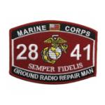 USMC MOS 2841 Ground Radio Repair Man Patch