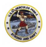 USS Hercules PHM-2 Ship Patch