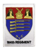 Army 104th Infantry Regiment (NYG Rifles) Patch