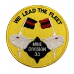 Navy Mine Division 33 Ship Patch