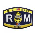 USN RATE RM Radioman Chief Patch
