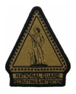 National Guard Recruiting & Retention Scorpion / OCP Patch With Hook Fastener