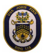 USS John Finn DDG-113 Ship Patch