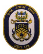 USS John Finn DDG-113 Ship Patch